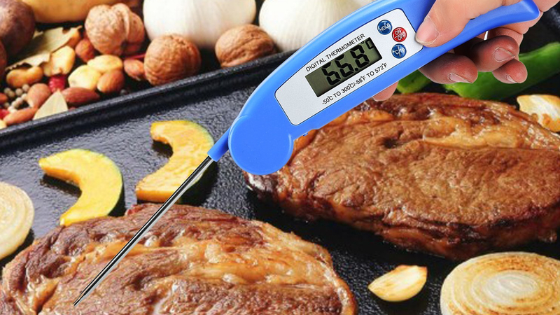 Homdox Instant Read Meat Thermometer, $8 with code MHSD34VI